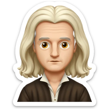 Isaac Newton sticker