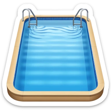 swimming pool lap lanes sticker