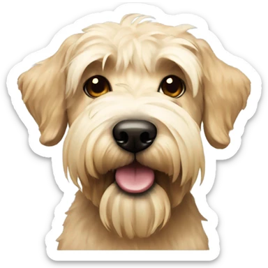 pale wheaten terrier  sticker