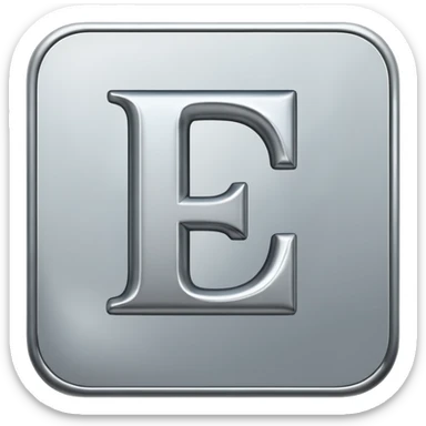 The letter L in bold  sticker