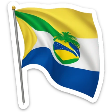 Flag of the Brazilian state Pará sticker