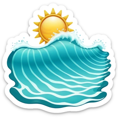 wave pool sticker