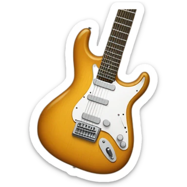 Guitare électrique sticker