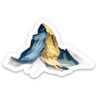 Mont Cervin Matterhorn  sticker