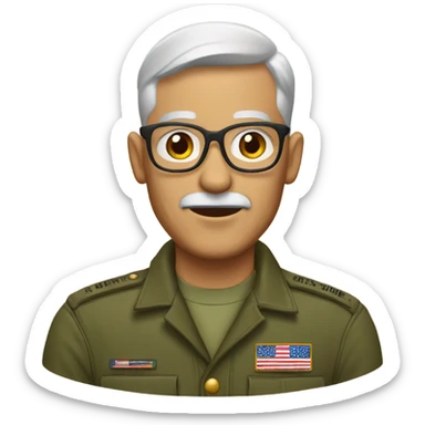 Retired marine sticker