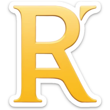 Letters “fall risk” on a red square sticker