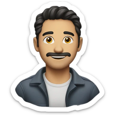 Manu rios actor sticker