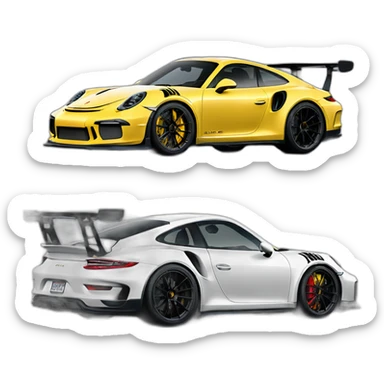 Porshe gt3 rs sticker