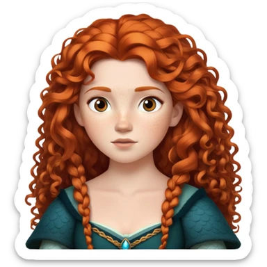 princess merida  sticker