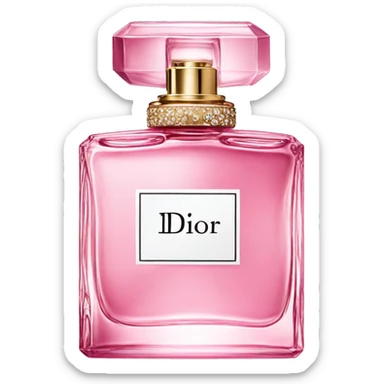 Pink Dior perfume  sticker