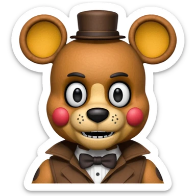 no, sino que es el personaje de FNAF sticker