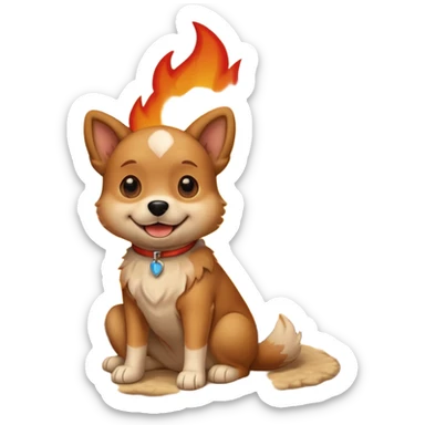Meme this is fine sticker