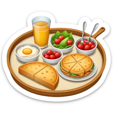 tray meal sticker