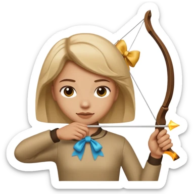 Like the left hand in horizontal and one hand bows sticker