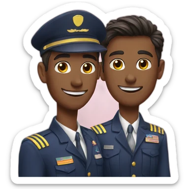 Two gay pilots sticker