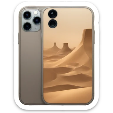 iPhone 16 pro desert titanium sticker
