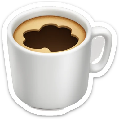 Coffee cup with CoffeeCorner logo sticker