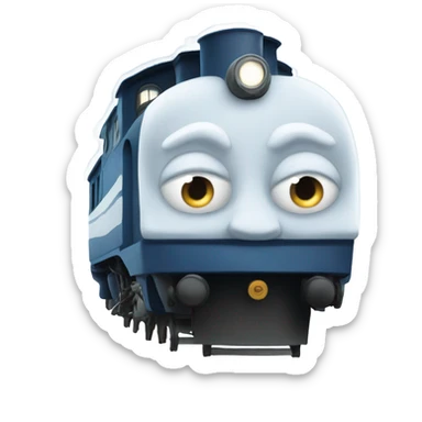 the cartoon Polar Express sticker
