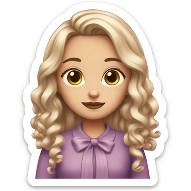 🎀👧🏻💅💄 sticker