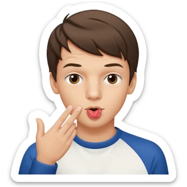 louis tomlinson blowing a kiss sticker