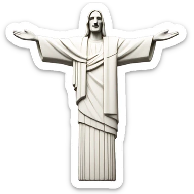 Christ the redeemer sticker