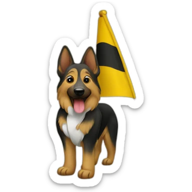 alsatian flag sticker