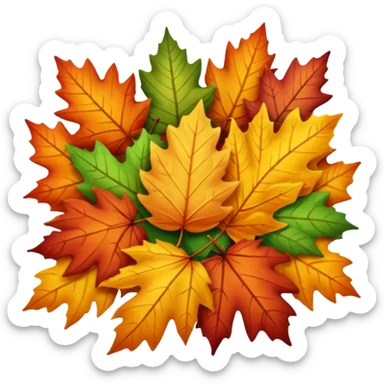 autumn sticker