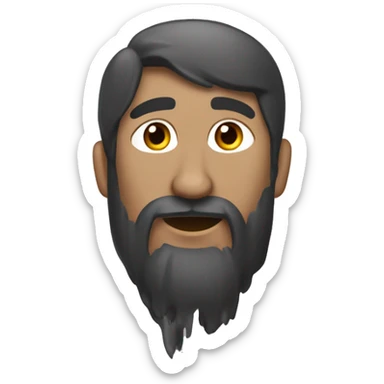 Девушка с каштановым цветом волос и очень красными глазами  sticker