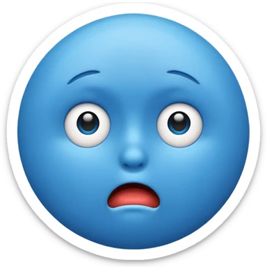 🔵+😱 sticker