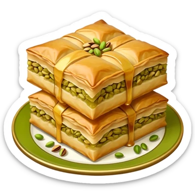turkish dessert sticker