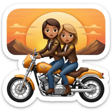 BIKER ROMANCE BOOKS sticker