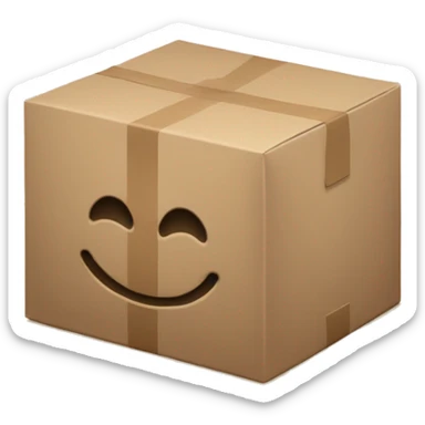 a box with "sony" word on it sticker