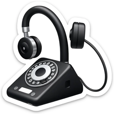 crie um fone de ouvido sticker