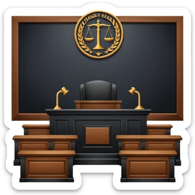  courtroom sticker