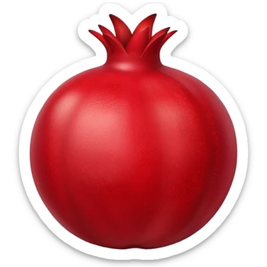 realistic pomegranate sticker