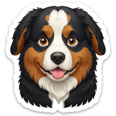 Bernese mountain dog sticker