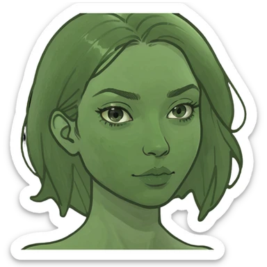 beautiful girl sticker