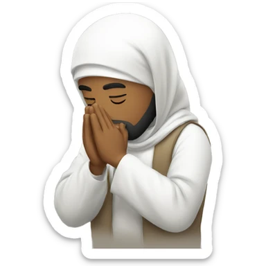 Muslim praying  sticker