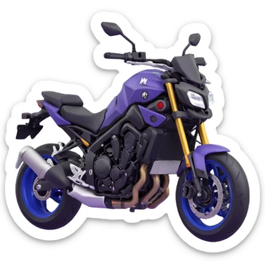 Yamaha MT09 motorcycle sticker