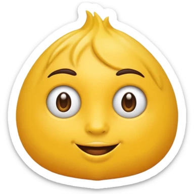 emoji de boca na cor roxa sticker