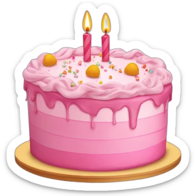 Tarta de cumpleaños sticker