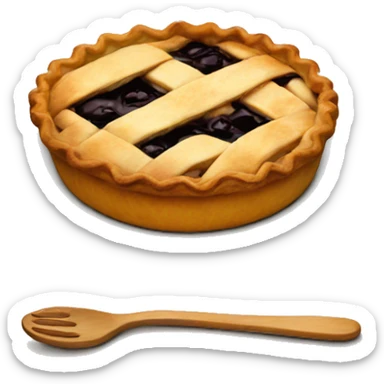 Pie sticker