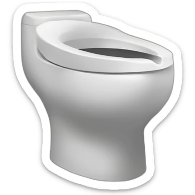 (disembodied head inside toilet bowl) (skibidi toilet) (skibidi 1 meme) sticker