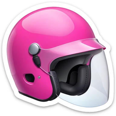 pink casque sticker