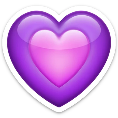 ᥣіgһ ⍴ᥙr⍴ᥣᥱ һᥱᥲr𝗍 sticker