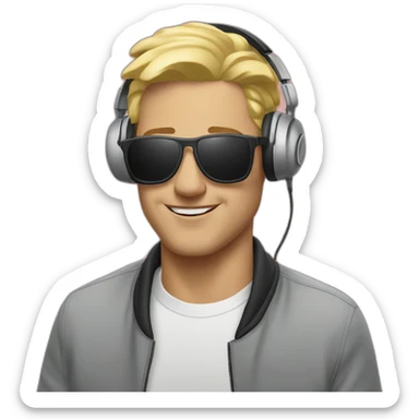 White John summit djing sticker