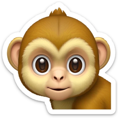 Squirrel monkey sticker