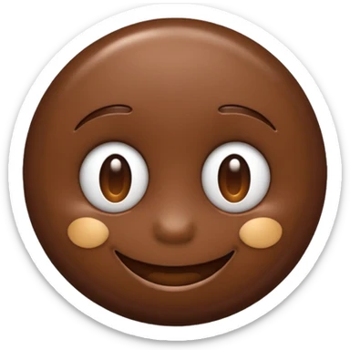 Brown emojis sticker