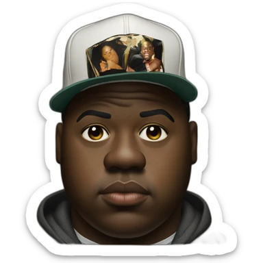 The notorious big sticker