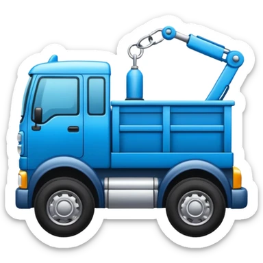 puedes crear unemojis de una tractocamion articulado sticker